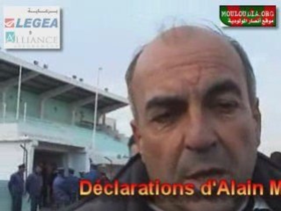 Déclarations d'Alain Michel Match USMB 0-0 MCA