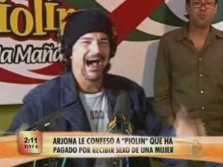Ricardo Arjona con PIOLIN POR LA MANANA - 4 Dic, 2008
