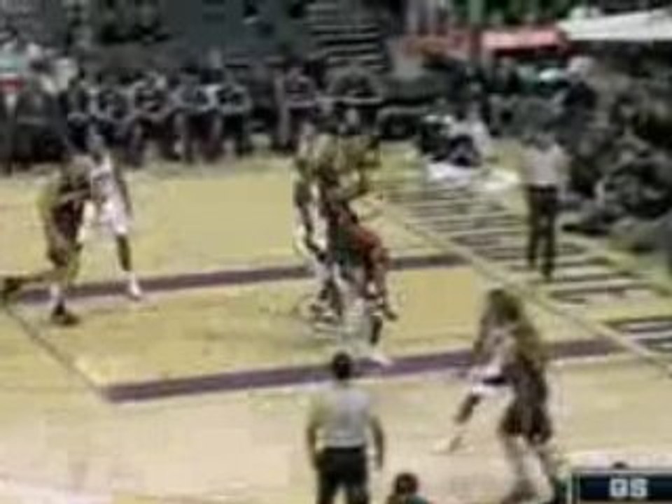 Emeka Okafor sends one to the nickel seats.