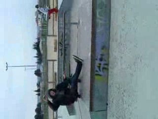 Course de skate assis