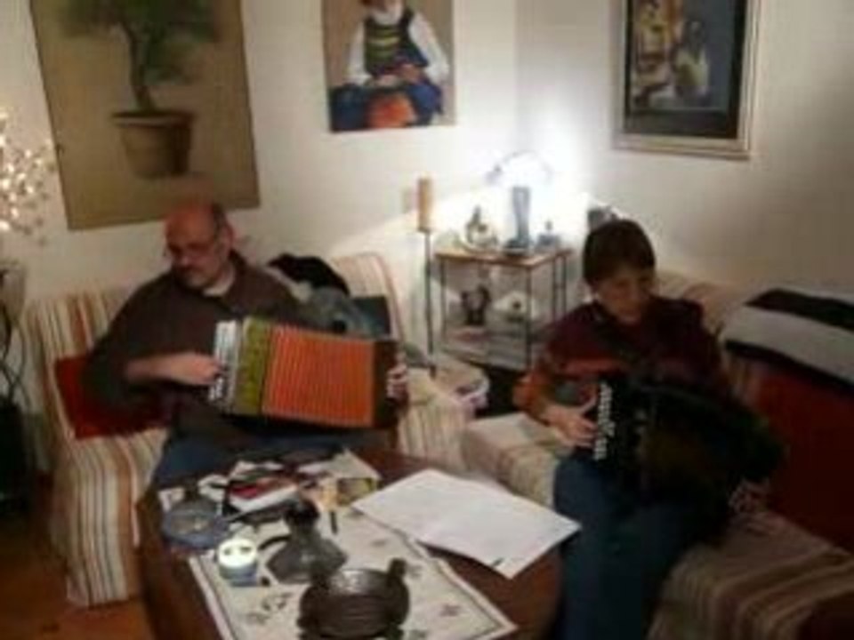 "En avant Blonde" à l'accordéon diatonique