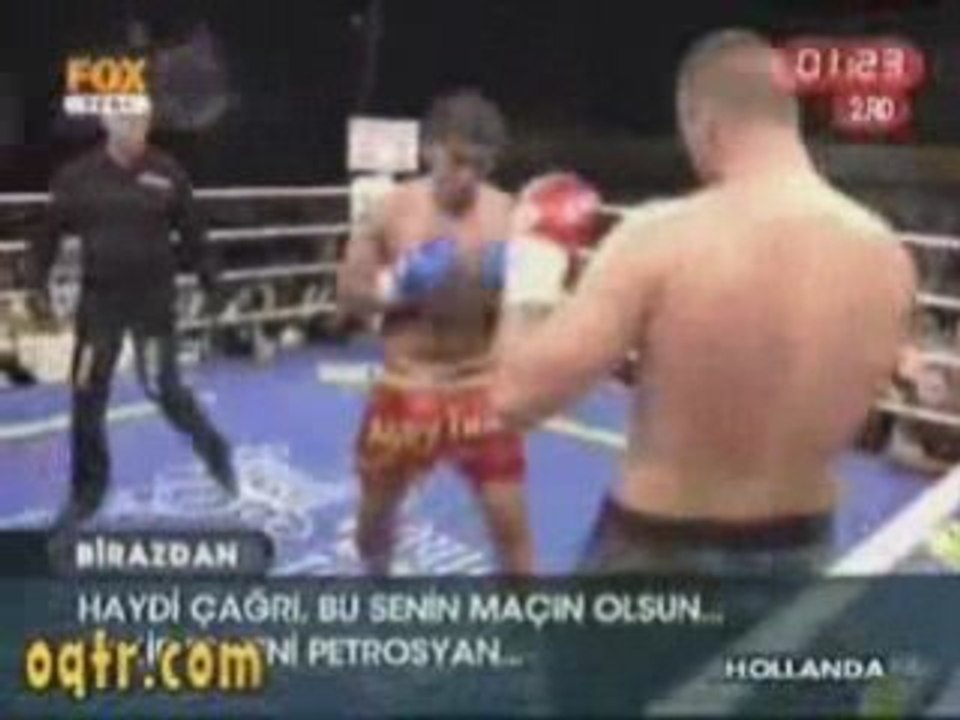 Kreshnik rrustemi vs. volkan düzgün kickboxing fight turkey