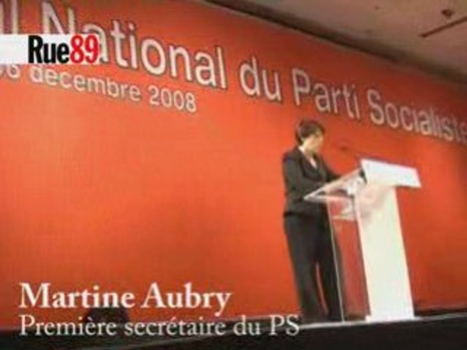 Aubry installe la direction du PS