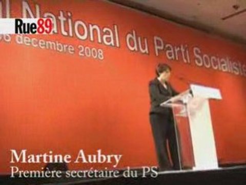 Aubry installe la direction du PS