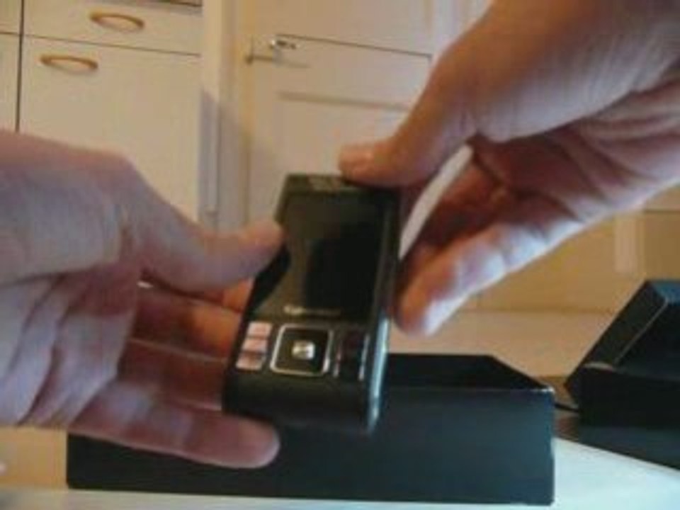 Unpacking/Déballage Sony Ericsson C905