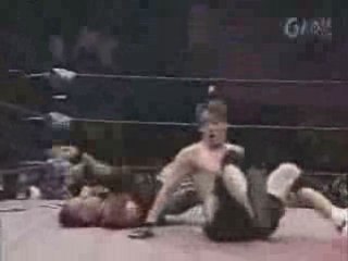 Half Nelson Backbreaker into a 630 Splash