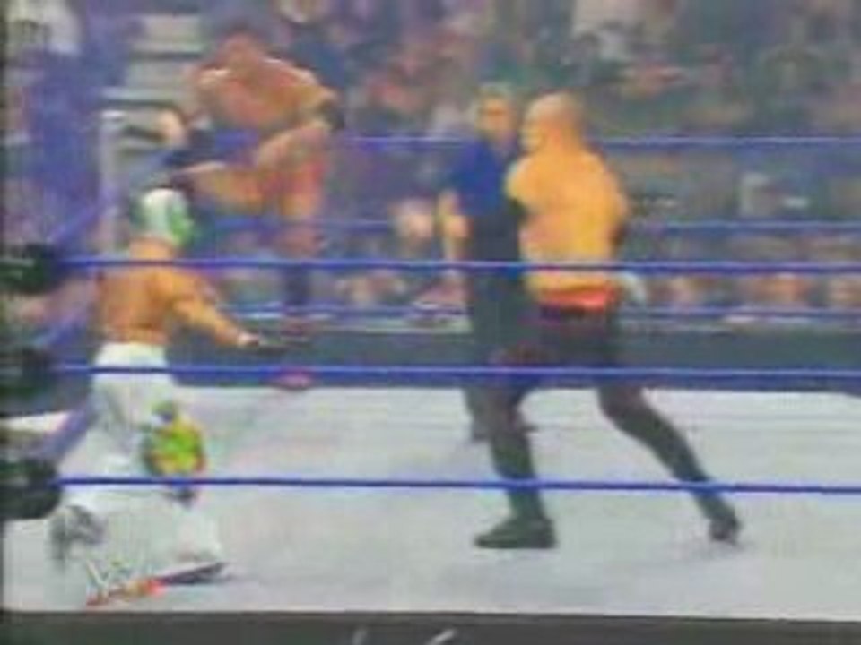 Wwe Armageddon 2005 Batista And Rey Vs Show And Kane