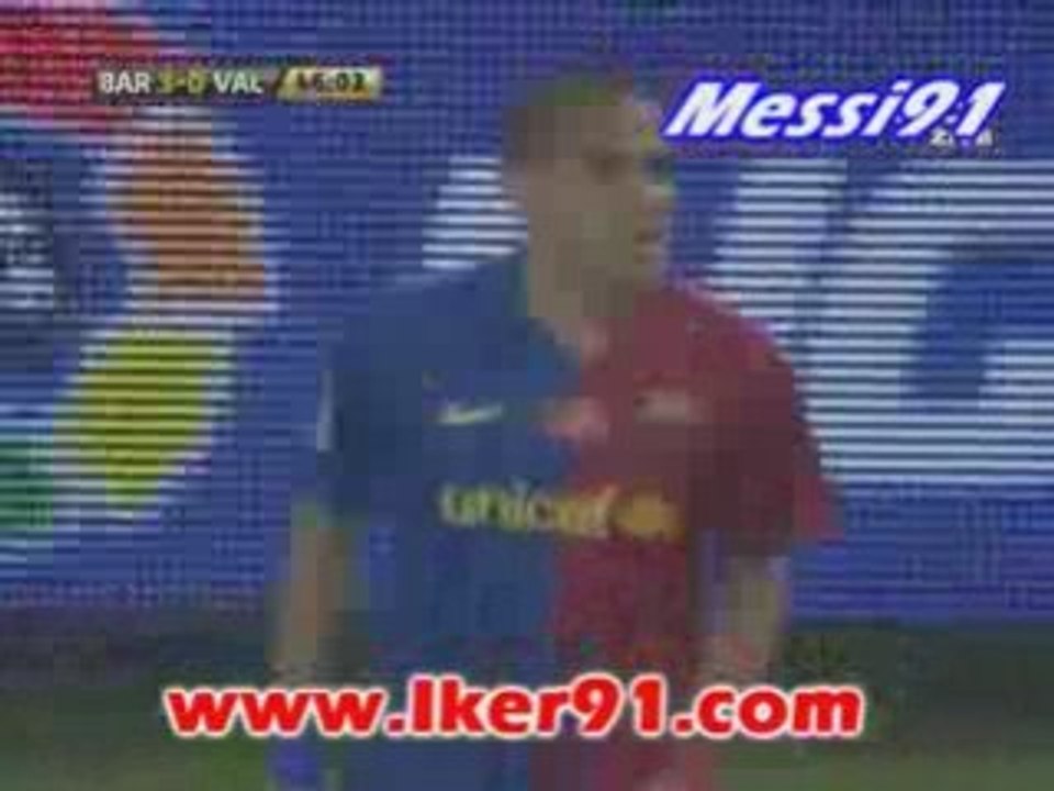 FC BARCELONE -  FC VALENCE 3-0 BUT DE ALVES