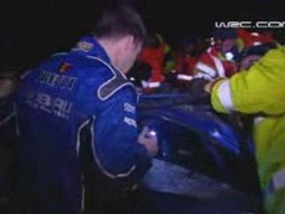 Chris Atkinson Crash Wales Rally GB