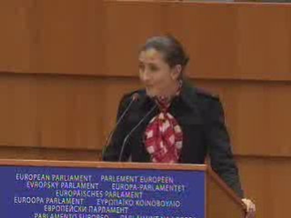 Ingrid Betancourt, speech to the European Parliament