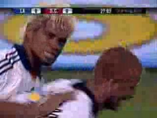David Beckham scores for LA Galaxy vs. D.C. United 08\14\07