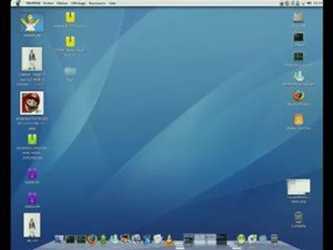 GNU/Linux Ubuntu déguisé en Mac OS X Tiger