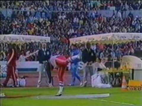 Athlé championnats d'Europe 1986 finale poids homme