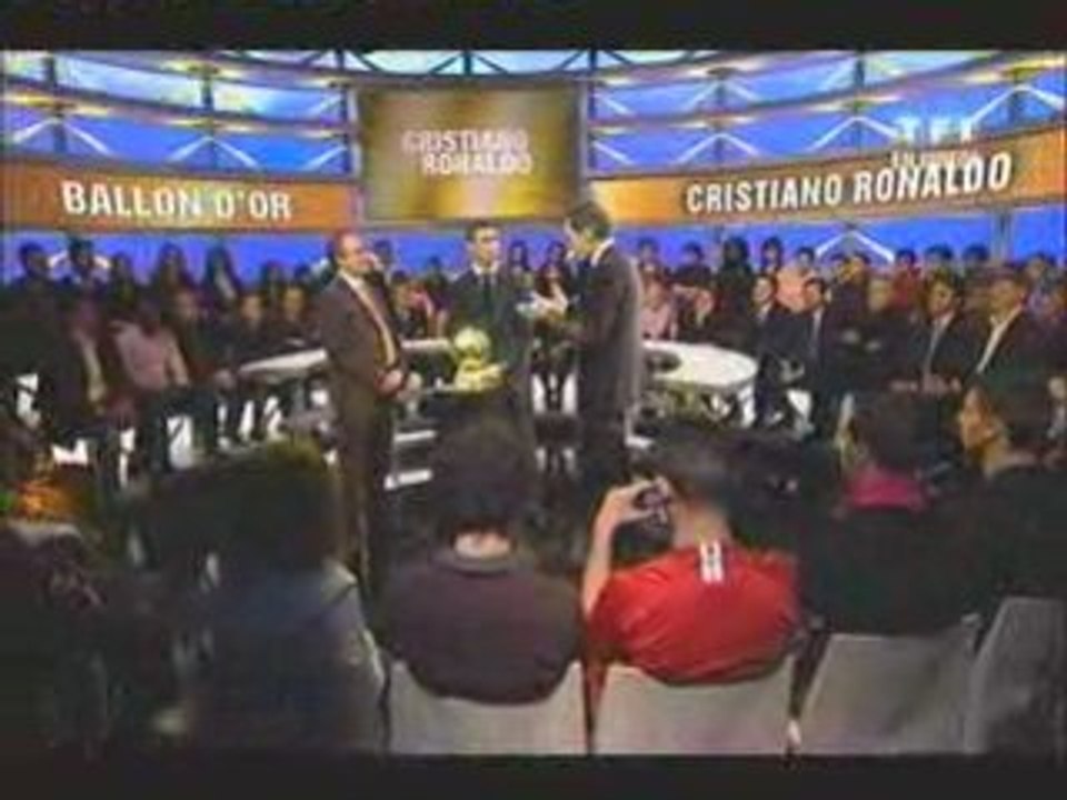 remise du ballon d'or a cristiano ronaldo