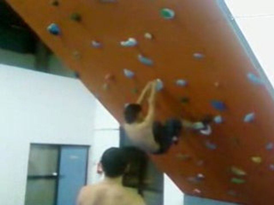 jeter escalade sur pans incliner a 48 degret !!!!