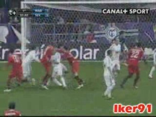 REAL MADRID - FC SEVILLE 1-2 BUT DE ROMARIC