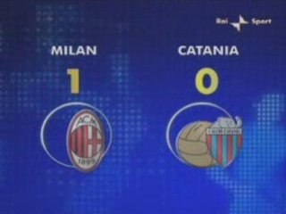 Milan-Catania Sintesi Rai
