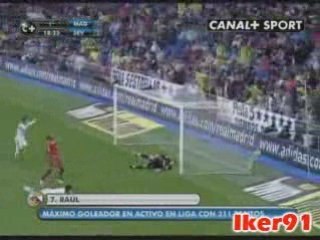 REAL MADRID - FC SEVILLE 1-1 BUT DE RAUL