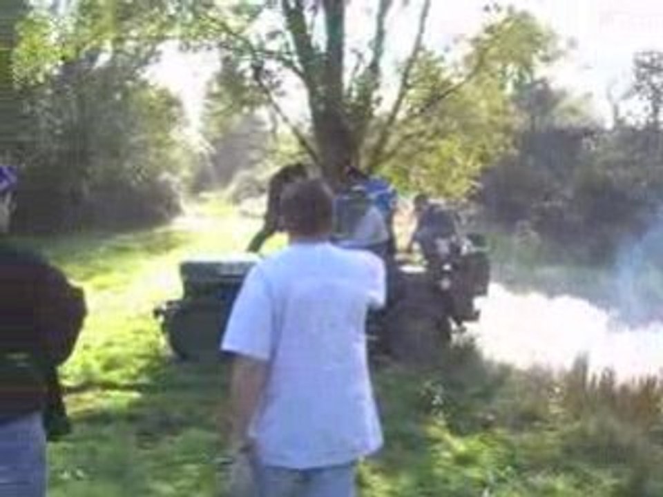 sorti de la jeep