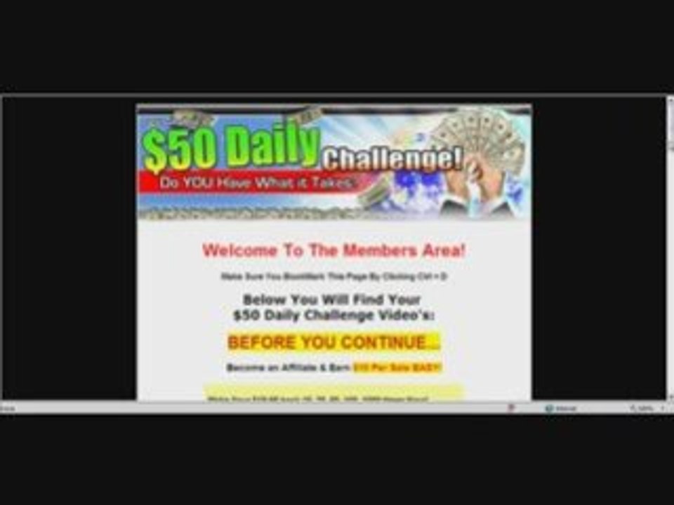 How To Make Money Online The 50 dollar daily challenge