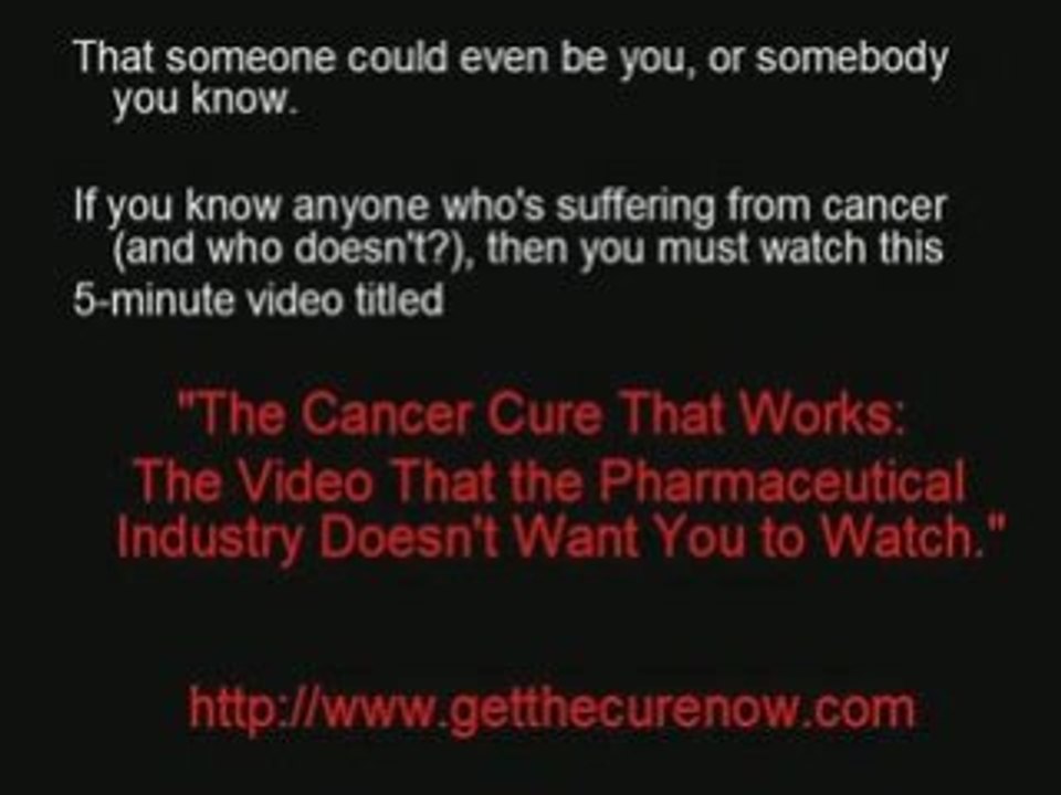Miracle therapy cures cancer plus!