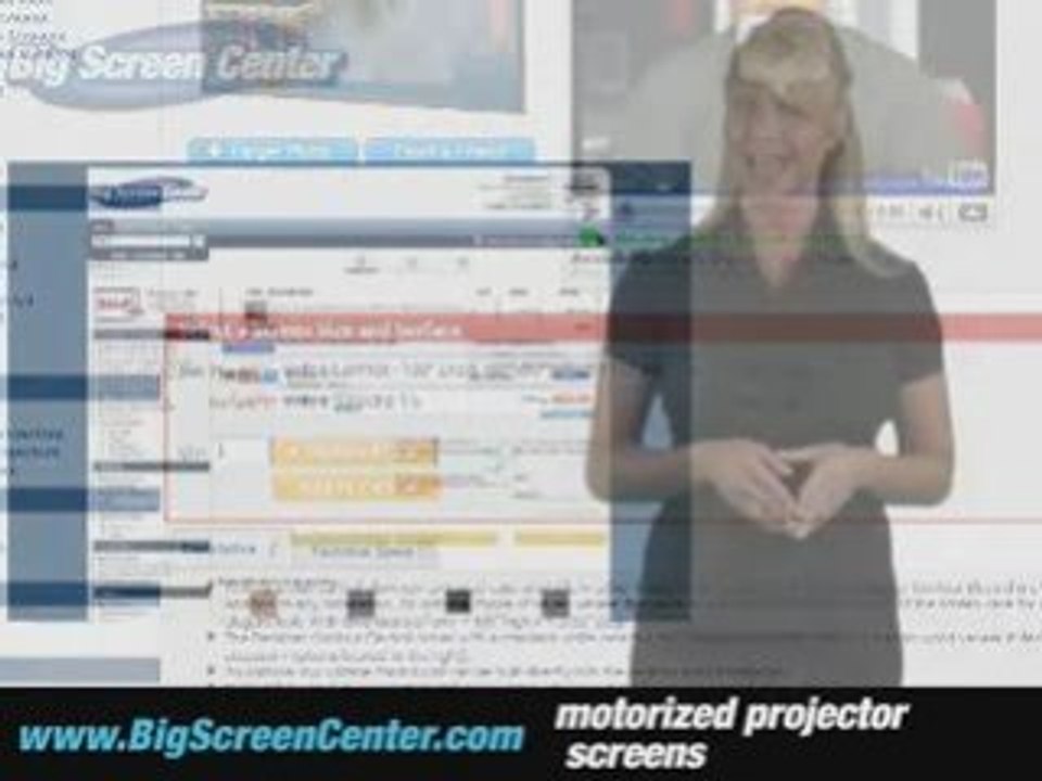 Motorized Projector Screens