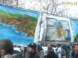 Poznań Marsz dla Klimatu grudzień 2008 część 1