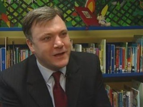 Schools secretary Ed Balls on primary school plans