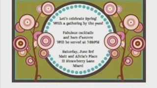 Cocktail Party Invitations, Surprise Party Invitation