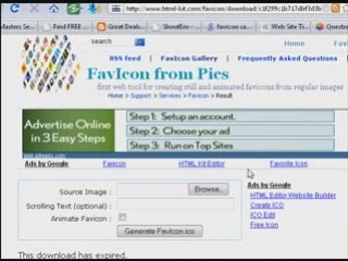 Free Internet Tool - Create a Favicon