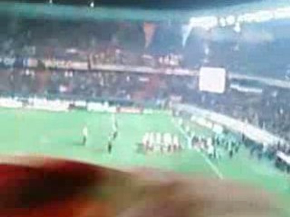 Psg-Muc72 Entrée des joueurs