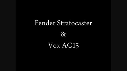 Fender Stratocaster Blues / Vox AC15