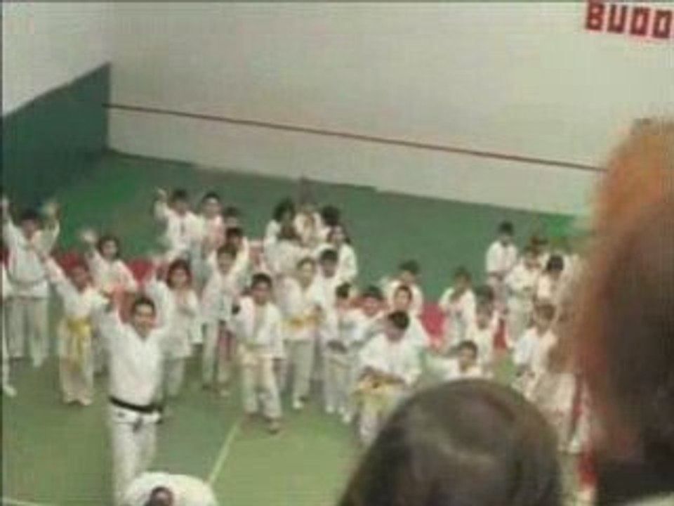 Marcos en el I Encuentro Interescolar de JUDO en Budokan