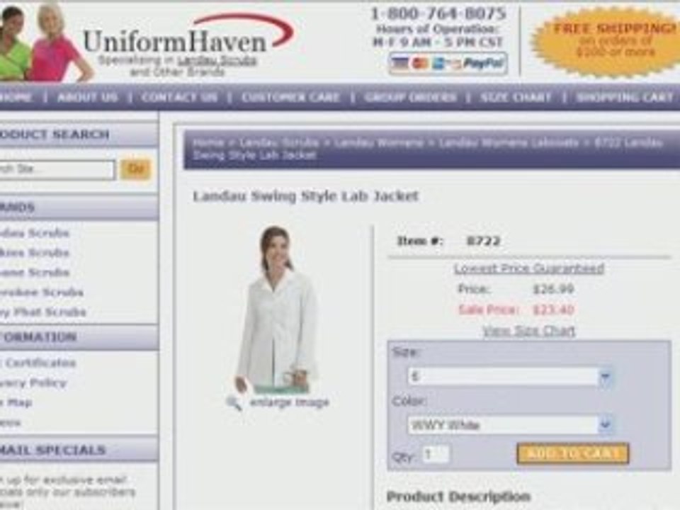 Buy cheap a cheap Landau Lab Jacket Free Shipping