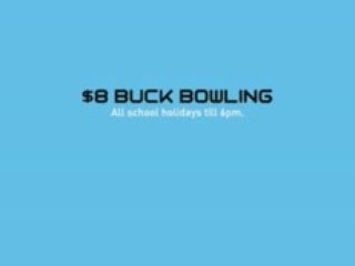 AMF Beach Advert, $8 Bowling