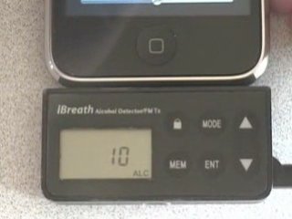 iBreath Personal Alcohol Breathalizer