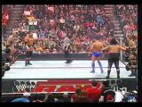 WWE RAW 08/12 HHH&Batista VS Randy Orton, Manu, Cody (1-2)
