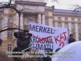 Protest ekologów przed kancelarią premiera Donalda Tuska
