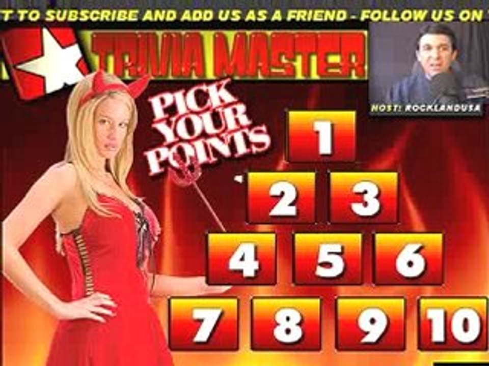 Trivia Master Round 1