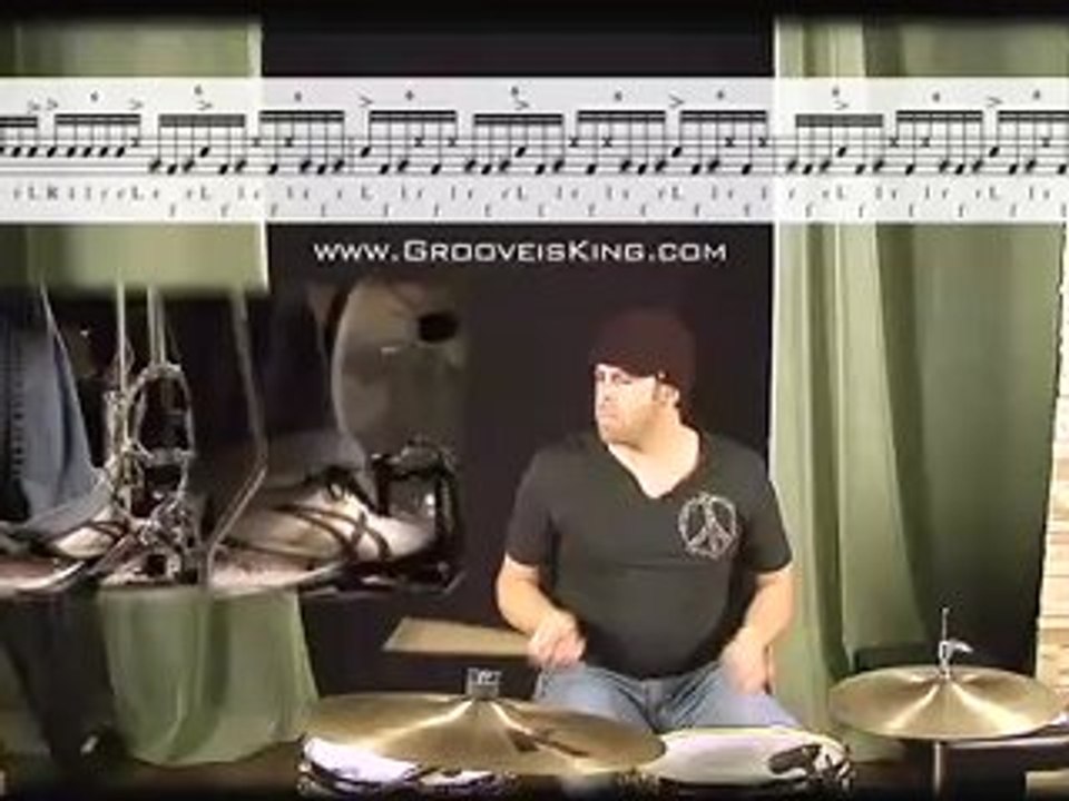 LEARN DRUMS ONLINE - Trash Can Crossover Sticking