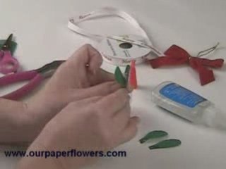 How to Make a Paper Flower Mistletoe Kissing Ball