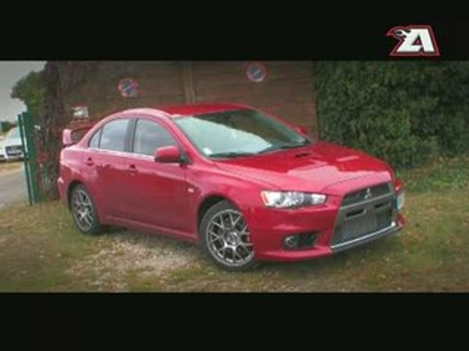 Essai Mitsubishi Lancer Evo X