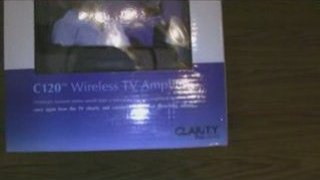 Clarity C120 Professional Wireless Amplifier TV Headphones.