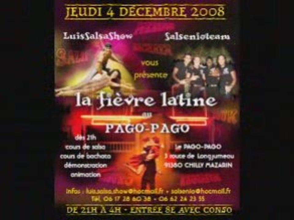 Diaporama SALSA PAGO  PAGO du jeudi 041208