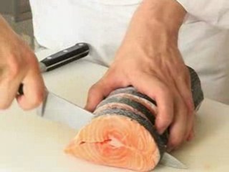 tailler darne saumon
