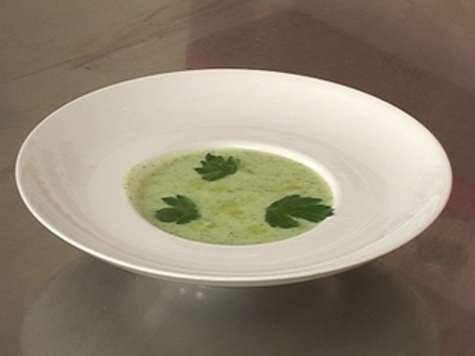 Vichyssoise à l'huile de truffe