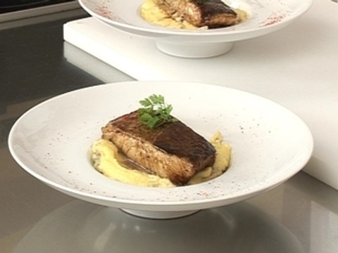 Dos de cabillaud laqué au miel de soja