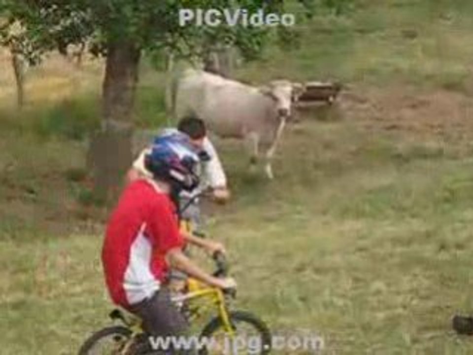 Descente de francois le champ pas droit à vélo