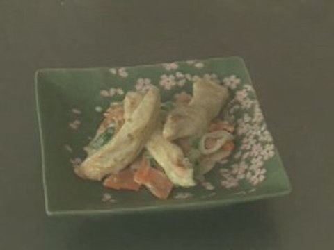 Aiguillette de volaille à la graine de moutarde et potiron