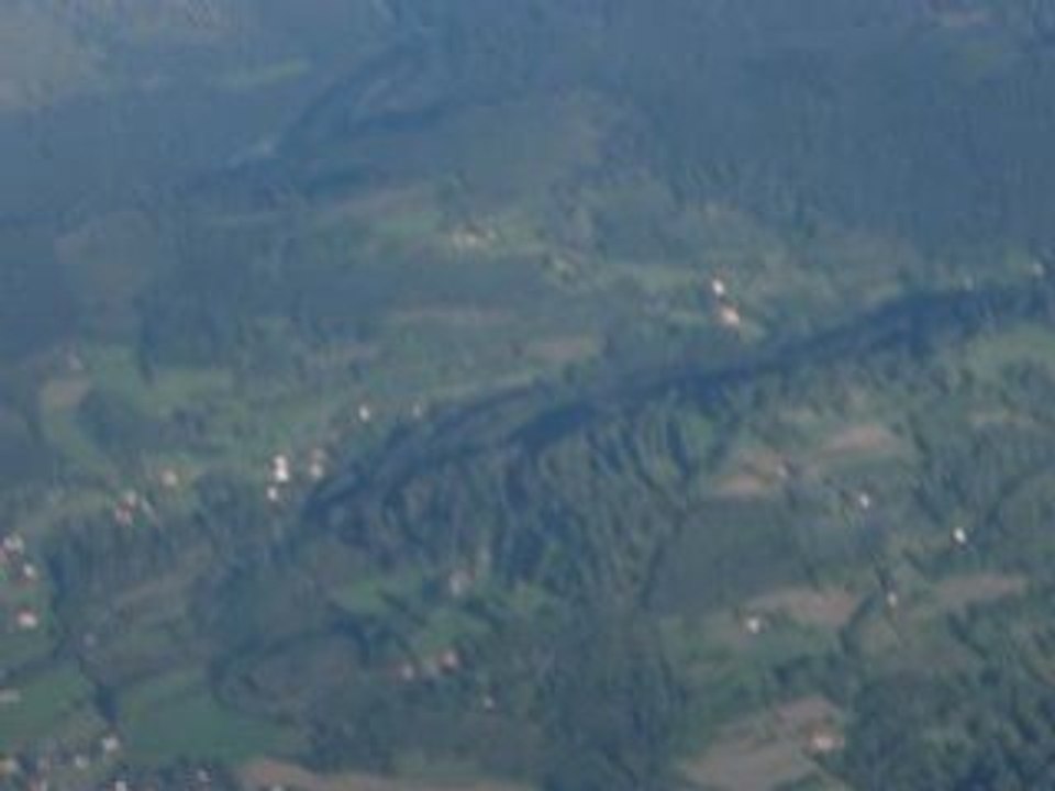 Vue au dessus des nuages